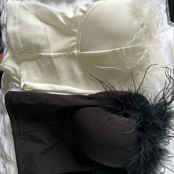 2 Fluffy Tube Tops - Picture 5 of 7